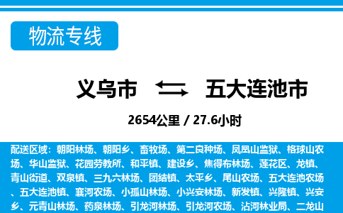 義烏市到五大連池市物流專(zhuān)線(xiàn)-義烏市至五大連池市貨運(yùn)公司